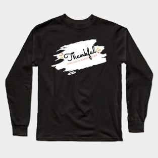 Thankful That 2020 is Almost Over - Funny Thanksgiving Gift - 2020 Thanksgiving - 2020 Quarantine Thanksgiving - Thanksgiving Gift for Mom Dad Sister Brother Vintage Retro idea Long Sleeve T-Shirt